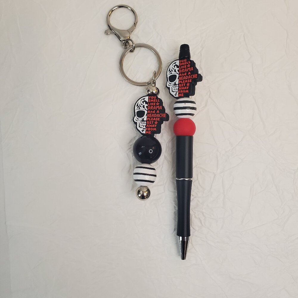 Halloween Pen and Keychain Set